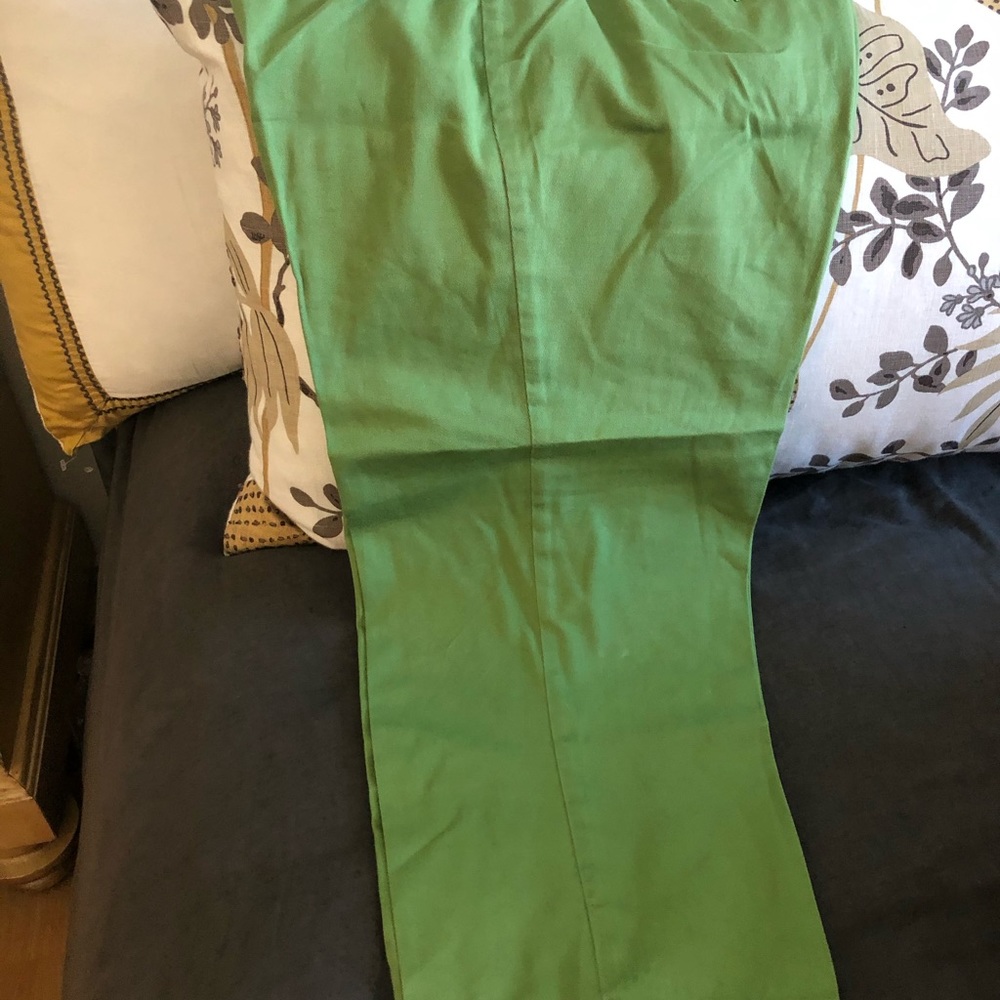 Green Loft crop pants